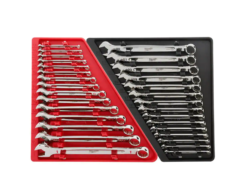 Milwaukee 48-22-9415-48-22-9515 Combination SAE and Metric Wrench Mechanics Tool Set (30-Piece)