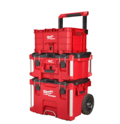 Milwaukee 48-22-8426-48-22-8425-48-22-8440 PACKOUT 22 in. Rolling Tool Box/22 in. Large Tool Box/18.6 in. Tool Storage Crate Bin