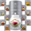 Teabloom Flowering Tea, 12 Unique Varieties of Fresh Blooming Tea Flowers 12-Pack