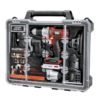 BLACK+DECKER BDCDMT1206KITC 20-Volt Max Lithium-Ion Cordless Matrix Combo Kit with Storage Case (6-Tool)