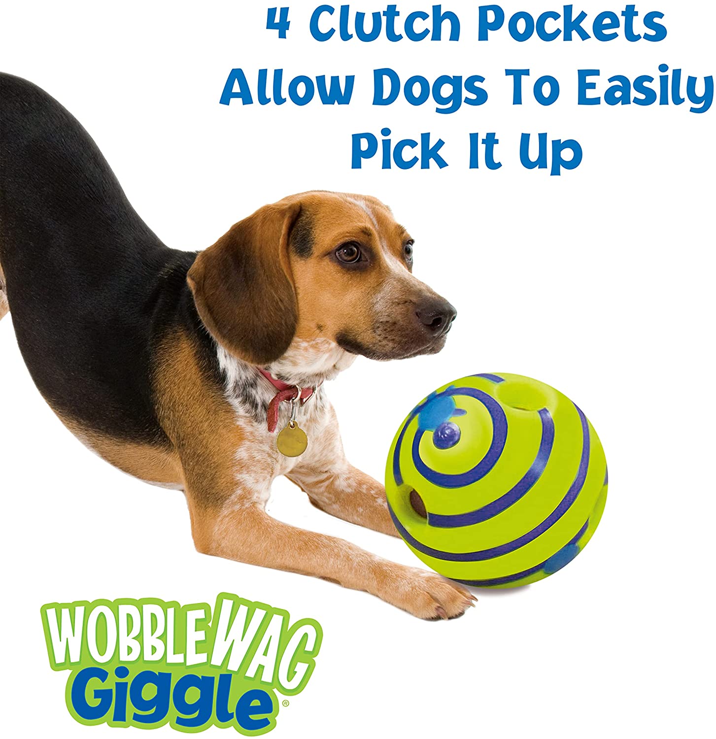 Giggle Ball Pet Interactive Dog Toys Wobble Ball Play Training