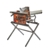 RIDGID R4540 Table Saw with Scissor Stand