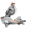 RIDGID R4113 15 Amp 10 in. Dual Bevel Miter Saw with LED Cut Line Indicator