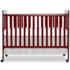 Dream On Me Carson Classic Cherry 3-in-1 convertible Crib