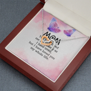 Gifts for Mom - Joined Hearts Necklace.