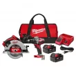 Milwaukee 2992-22 M18 18V Lithium-Ion Brushless Cordless Hammer Drill and Circular Saw Combo Kit (2-Tool) with Two 4.0 Ah Batteries