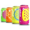 POPPI Sparkling Prebiotic Soda, Seltzer Water & Juice, Beach Party, (12 Pack)