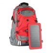 SolarGoPack Solar Backpack, 10k mAh battery, 7-Watt Solar Panel in Red