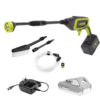 Sun Joe PP350-LTE 24-Volt 350 PSI Max 0.6 GPM Cold Water Electric Power Cleaner Kit with 2.0 Ah Battery Plus Charger