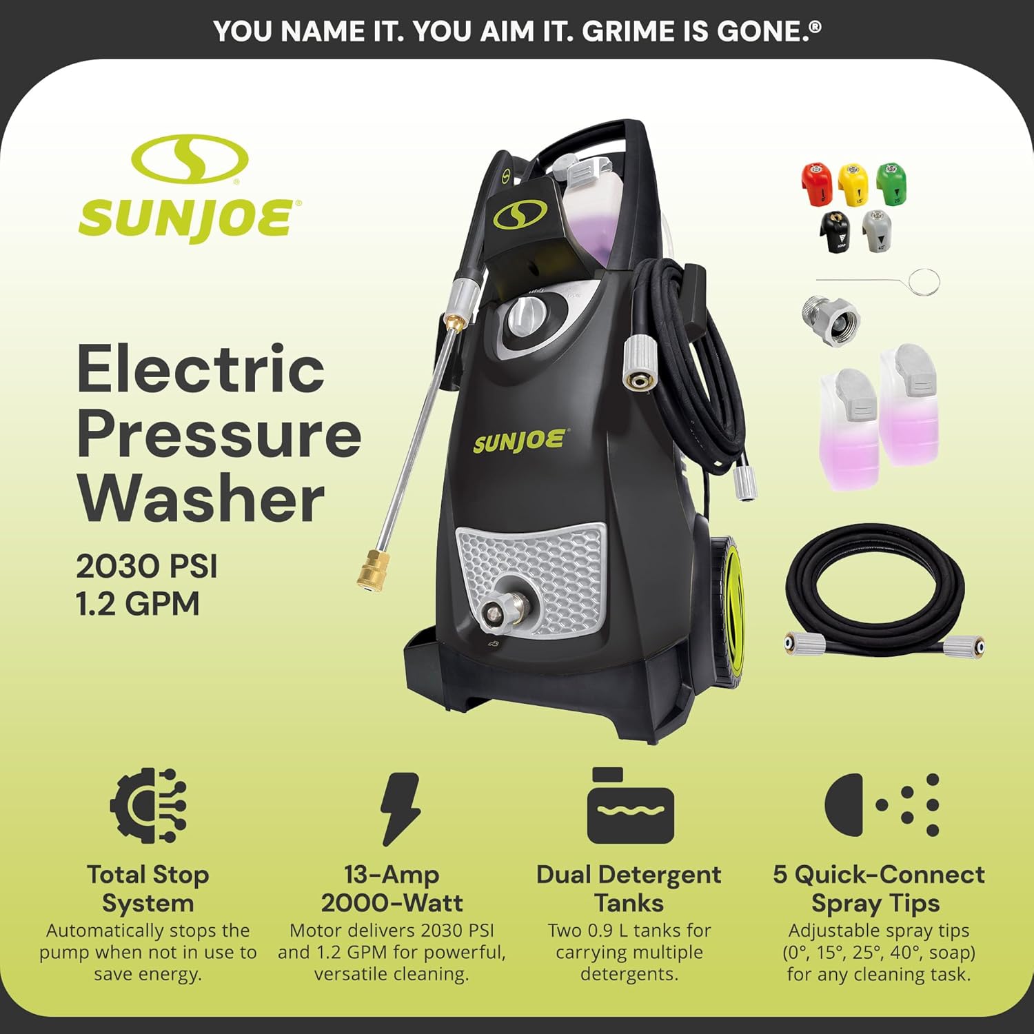 Sun Joe SPX3000 Electric Pressure Power Washer 1