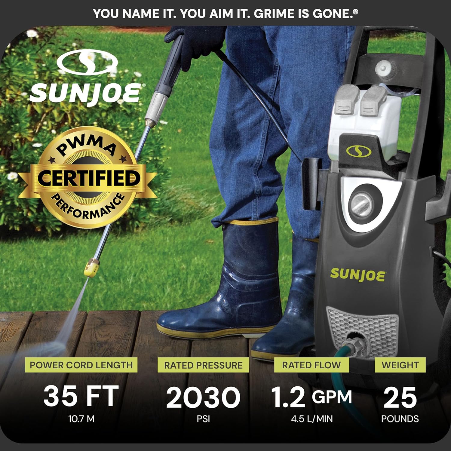 Sun Joe SPX3000 Electric Pressure Power Washer 3