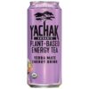 Yachak Yerba Mate Drink, Blackberry, 16 Fl Oz Cans, Pack of 12