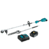 Makita XUX02SM1X4 18V LXT Lithium-Ion Brushless Cordless Couple Shaft Power Head Kit w/String Trimmer & 10 in. Pole Saw Attachments 4.0Ah