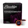 Brooklyn Beans Fuhgeddaboutit Gourmet Coffee Pods, Compatible with 2.0 Keurig K Cup Brewers, 40 Count