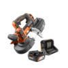RIDGID R8604KN 18V Cordless Compact Band Saw Kit with (1) 4.0 Ah Battery and Charger