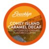 Brooklyn Beans Coffee Pods, Coney Island Caramel Decaf, Compatible with 2.0 Keurig Coffee Pods K Cup Brewers, 40 Count