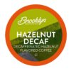 Brooklyn Beans Coffee Pods, Hazelnut Decaf, Compatible with 2.0 Keurig Coffee Pods K Cup Brewers, 40 Count