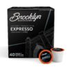 Brooklyn Beans Express-O Gourmet Coffee Pods, Compatible with 2.0 Keurig K Cup Brewers, 40 Count