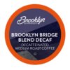 Brooklyn Beans Brooklyn Bridge Decaf Coffee Pods, Compatible with 2.0 Keurig Coffee Pods K Cup Brewers, 40 Count