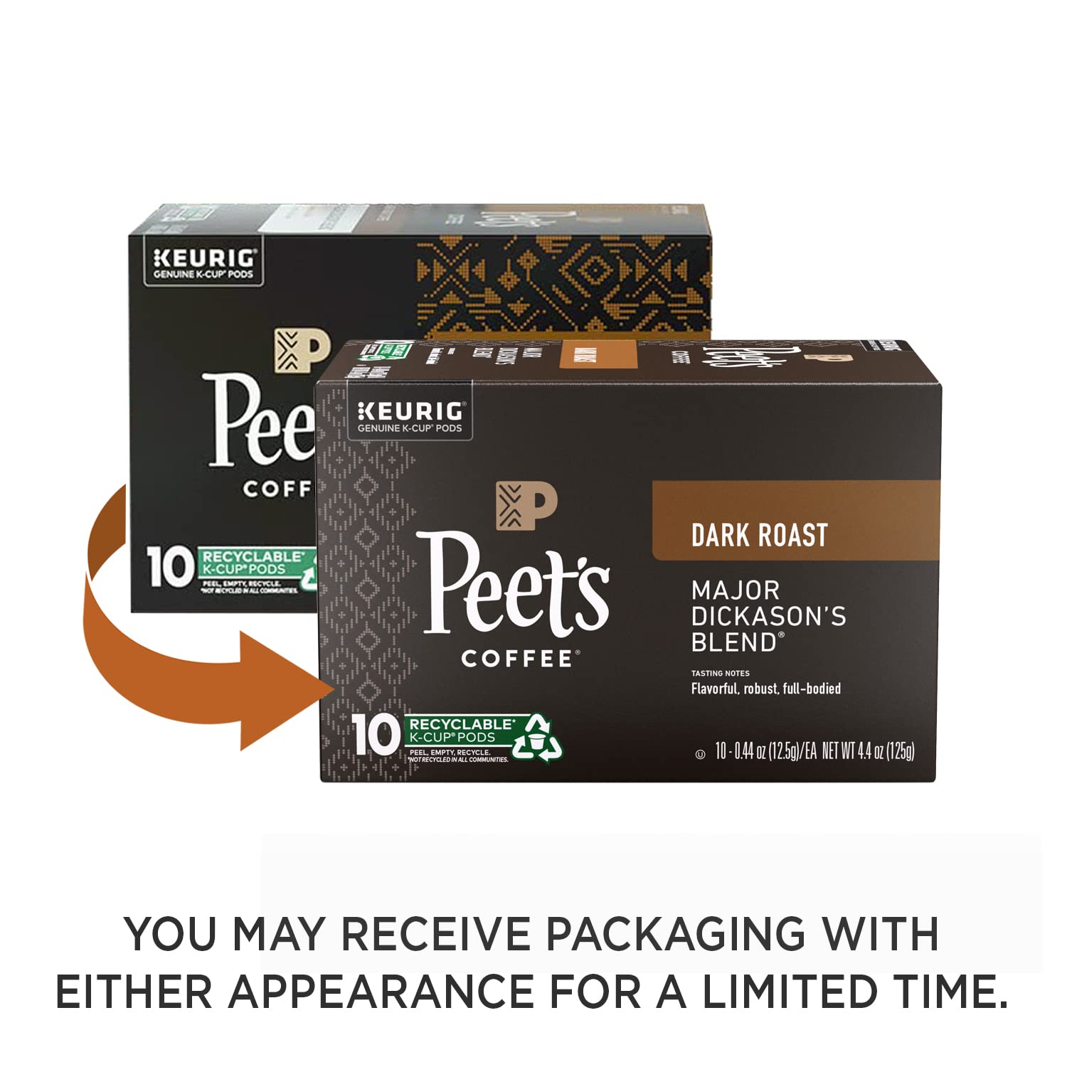 Peet's Coffee Coffee, Whole Bean, Dark Roast, Major Dickason’s Blend - 10.5 oz