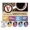 Victor Allen FG015193 Donut Shop, Morning Blend, 100% Colombian, and French Roast for K-Cup Keurig 2 Brewers’s Coffee Single Serve Coffee Pod, Variety Pack, 42 Count