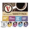 Victor Allen FG014319 Donut Shop, Morning Blend, 100% Colombian, and French Roast Variety Pack for K-Cup, Keurig 2.0 Brewers, 96 Count Victor Allen’s Coffee Single Serve Coffee Pods