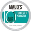 Maud's Espresso Coffee Dark Roast (Espress-O Yourself), 100ct. Solar Energy Produced Recyclable Single Serve Coffee Pods - Richly Satisfying Arabica Beans California Roasted, Espresso KCup Compatible
