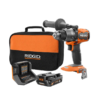 RIDGID R86114KN 18V Brushless Cordless 1/2 in. Drill/Driver Kit with 2.0 Ah MAX Output Battery and 18V Charger