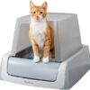 ScoopFree Covered Automatic Self-Cleaning Cat Litter Box, Gray