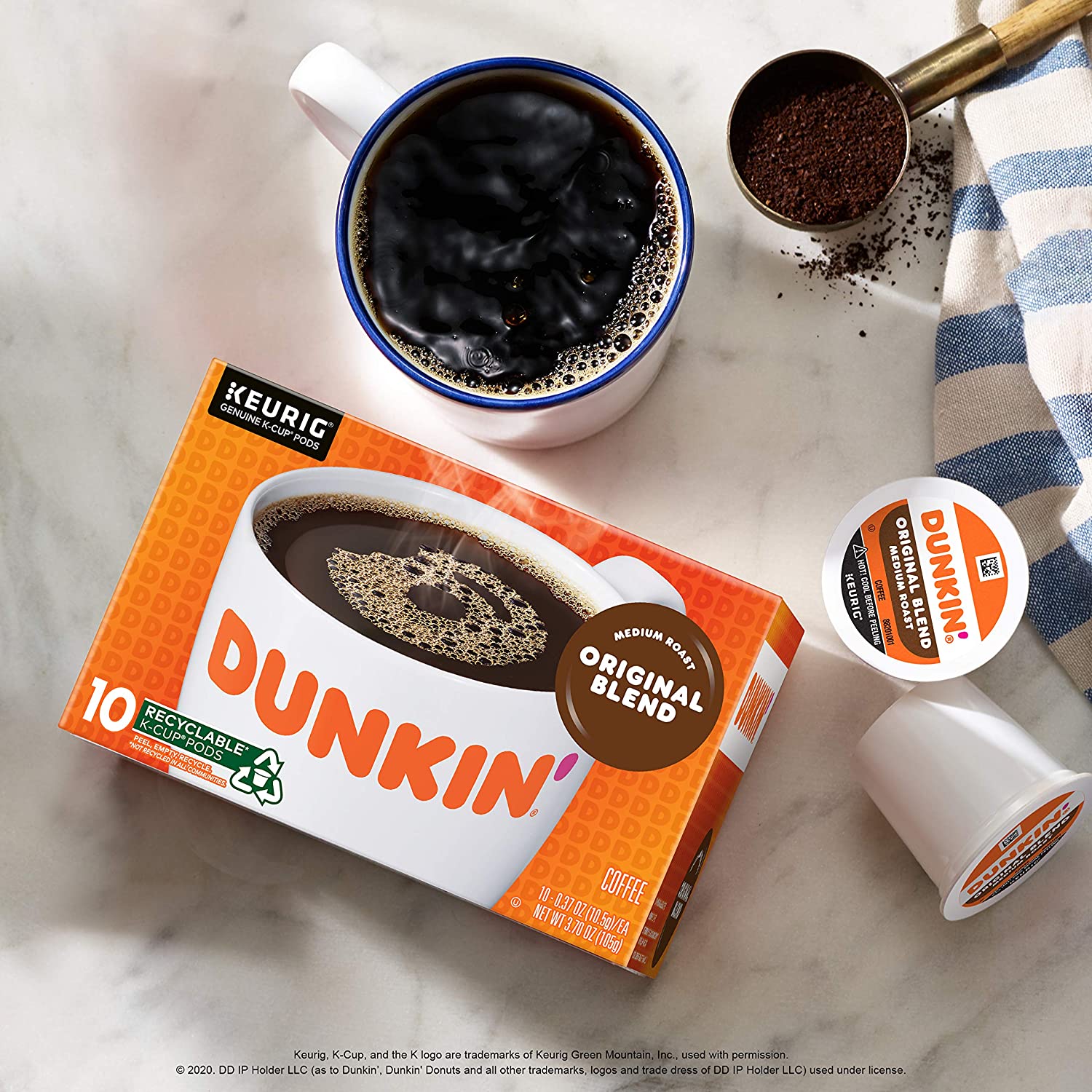 Dunkin' Cold Coffee, 60 Keurig K-Cup Pods 