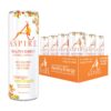Aspire Healthy Energy Drink, Mango Lemonade (Pack of 12) 12 oz Cans, Natural Caffeine and Zero Sugar, Coffee Substitute, Vitamins B & C, Keto, Vegan, and Kosher Friendly