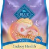 Blue Buffalo Indoor Health Natural Adult Dry Cat Food, Chicken & Brown Rice 7-lb