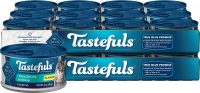 Blue Buffalo Tastefuls Tuna Entrée in Gravy Flaked Wet Cat Food, 3 Oz, Case of 24