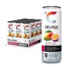 CELSIUS Essential Energy Drink 12 Fl Oz, Zero Sugar, Sparkling Mango Passionfruit (Pack of 12)