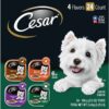 CESAR Soft Wet Dog Food Classic Loaf in Sauce Poultry Variety Pack, (24) 3.5 oz. Easy Peel Trays with Real Chicken, Turkey or Duck