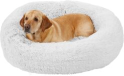 Frisco Eyelash Cat & Dog Bolster Bed, X-Large