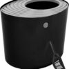 IRIS Top Entry Cat Litter Box, Large, Black Grey