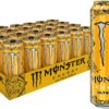 Monster Energy Ultra Gold, Sugar Free Energy Drink, 16 Ounce (Pack of 24)
