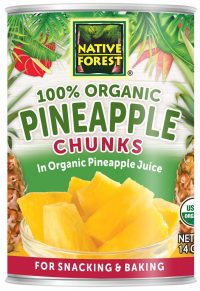 Native Forest Organic Pineapple Chunks, 14 Ounce Cans (Pack of 6)