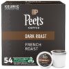 Peet's Coffee, Dark Roast K-Cup Pods for Keurig Brewers - French Roast 54 Count (1 Box of 54 K-Cup Pods)