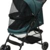 Pet Gear Happy Trails Lite No-Zip Pet Stroller, Pine Green,
