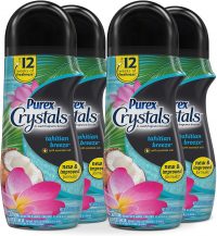 Purex Crystals In-Wash Fragrance and Scent Booster, Aromatherapy Tahitian Breeze, 15.5 Ounce, 4 Count