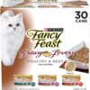 Purina Fancy Feast Gravy Wet Cat Food Variety Pack, Gravy Lovers Poultry & Beef Feast Collection - (30) 3 oz. Cans