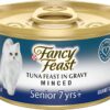Purina Fancy Feast High Protein Senior Gravy Wet Cat Food, Tuna Feast Minced Senior 7+ - (24) 3 oz. Cans
