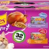 Purina Friskies Gravy Wet Cat Food Variety Pack, Poultry Shreds, Meaty Bits & Prime Filets - (32) 5.5 oz. Cans
