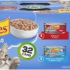 Purina Friskies Gravy Wet Cat Food Variety Pack, Savory Shreds - (32) 5.5 oz. Cans