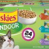 Purina Friskies Indoor Wet Cat Food Variety Pack, Indoor - (24) 5.5 oz. Cans