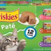 Purina Friskies Pate Wet Cat Food Variety Pack, Salmon, Turkey & Grilled - (2 Packs of 12) 5.5 oz. Cans