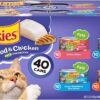 Purina Friskies Pate Wet Cat Food Variety Pack, Seafood & Chicken Pate Favorites - (40) 5.5 oz. Cans