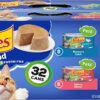 Purina Friskies Pate Wet Cat Food Variety Pack, Seafood Favorites - (32) 5.5 oz. Cans